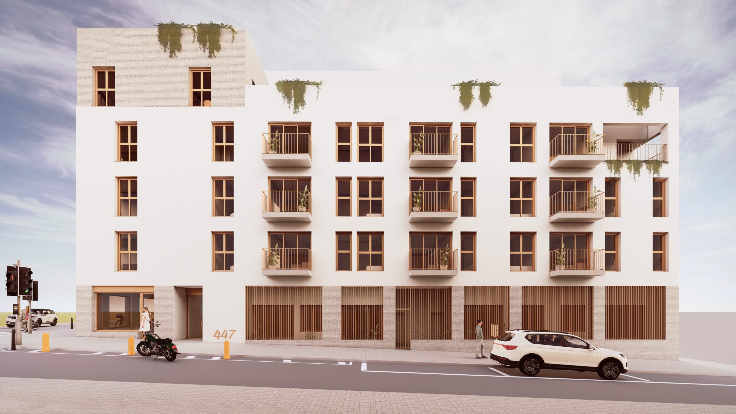 Fachada edificio Avd. Barberà